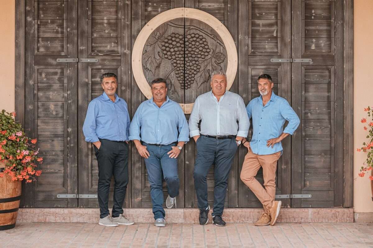 i quattro fratelli alla guida di Tenuta Sant’Antonio: Paolo, Tiziano, Armando e Massimo Castagnedi