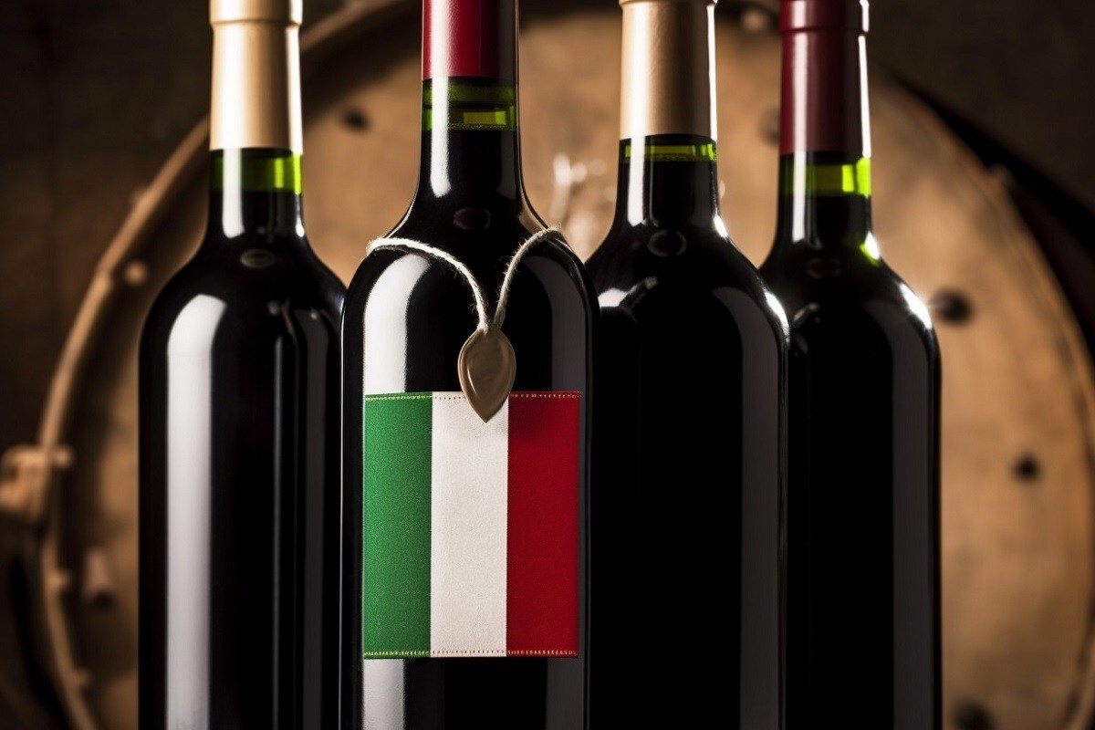 Export vino italia con 8 miliardi copre 16% F&B nazionale. Secondo Federvini, in 2023 esportazioni in Europa al 41%. Nodono-alcohol.