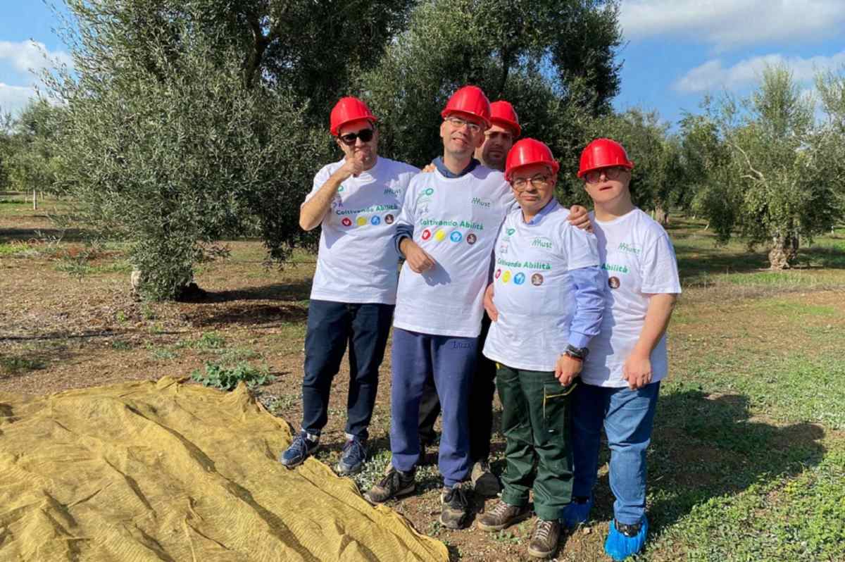 Nella prima fase l'iniziativa ha coinvolto sette ragazzi che, affiancati dagli operatori delle due cooperative partner e sotto la guida di agronomi e tecnici di Tersan Puglia